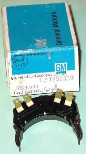 1350339 GM Nos Neutral Safety Switch Buick Lesabre Electra