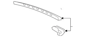 15911444 GM Panel Lid Reinforcement Lucerne