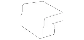 19183933 GM Rear Body Panel Reinforced Plate