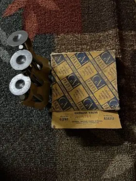 838717 GM Set Exhaust Valves Engines Nos Chevrolet #2