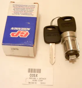 LC279 GP SORENSEN Ignition Lock Cylinder Keys