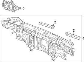 04663-3W0-A00ZZ HONDA Stiffener