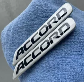 324-100-2 HONDA Carpet Emblem Badge Accord #3