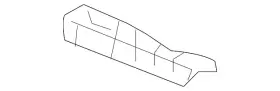 66168-SDN-A00ZZ HONDA Stiffener Rear Bumper Accord