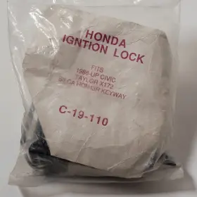 C-19-110 HONDA Ignition Switch Taylor Silca Keyway Civic
