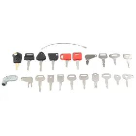 550742383348 HUKYU Construction Ignition Key Set Cat Deere #2