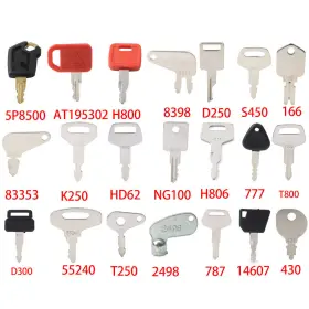 550742383348 HUKYU Construction Ignition Key Set Cat Deere #3