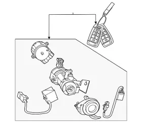 81900-L1E00 HYUNDAI Ignition Switch Sonata