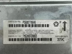 P56007706AB JEEP Control Module Srs Cherokee #3