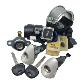 JCT12 KIA Ignition Switch Lock Cylinder Keys Door Trunk Set