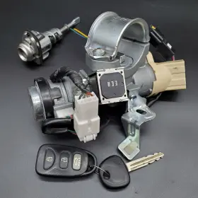 TD-ZDC2 KIA Ignition Switch Driver Door Lock Cylinder Key #2