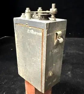 B1893 FORD Antique Top Ignition Coil Wood Box