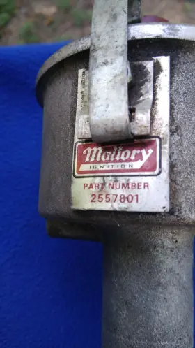 2557801 MALLORY Dual Point Distributor Cap 440 Mopar #2