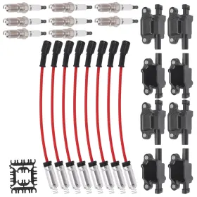 YI7LPA MAXPEEDINGRODS Pack Square Ignition Coil Spark Plug