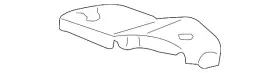 EC01-54-9Y2A MAZDA Left Outer Reinforced End Panel Rear