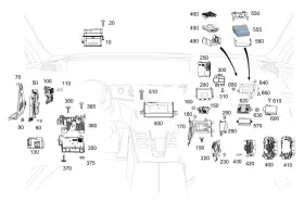 167-900-66-35 MERCEDES Control Unit