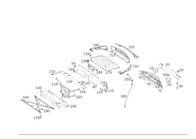 190-640-17-01 MERCEDES Stiffener
