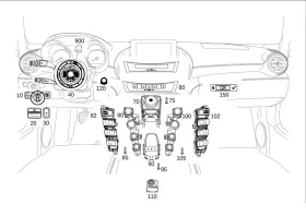190-905-40-02 MERCEDES Switch
