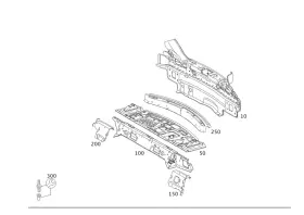 204-646-05-62 MERCEDES Connecting Sheet E400