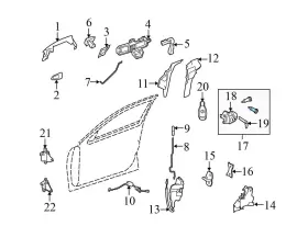 2048900267 MERCEDES Lock Switch Cylinder Set Key C280 #3