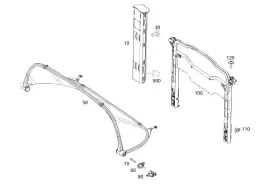 205-860-01-32 MERCEDES Roll Bar C300