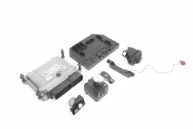 2218201875 MERCEDES Ignition Set Key Lock Module S550 W221 #2