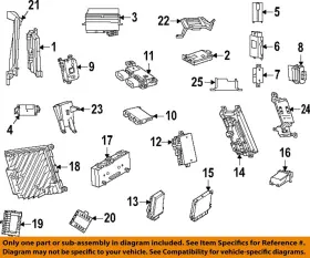 1679001827 MERCEDES OEM Electrical Control Module GLE350