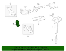 1865A014 MITSUBISHI Knock Sensor #2