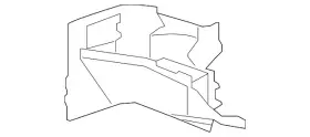 5314A142 MITSUBISHI Rear Body Reinforced Outlander