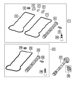 05184778AB MOPAR Spark Plug Gasket Right Cylinder Head Cover