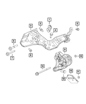 06511315AA MOPAR Hex Head Screw Washer Mounting 1500
