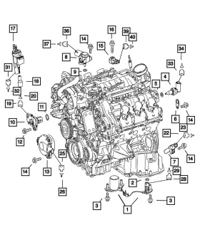 68011852AA MOPAR Knock Sensor 2500