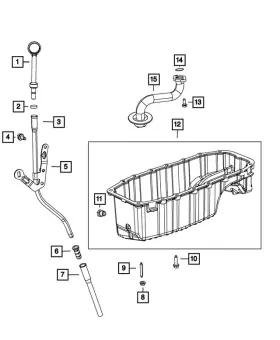 68121361AA MOPAR Hex Flange Head Bolt Mounting