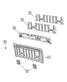 68518547AA MOPAR Reinforcement