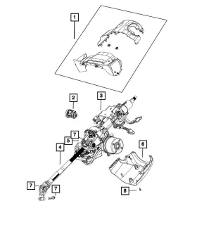 68577144AB MOPAR Ignition Switch Module
