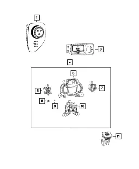 6VM87LXHAA MOPAR Start Switch Renegade