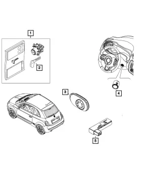 7TQ06LXFAA MOPAR Ignition Switch