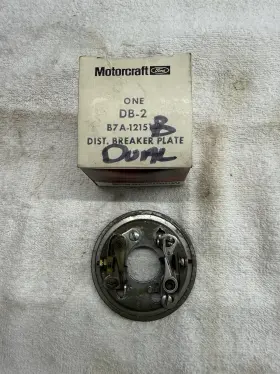 B7A-12151-B MOTORCRAFT Distributor Breaker Plate Dual Point