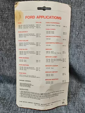 DKF-16 MOTORCRAFT Nos Cylinder Tune Up Kit Ford Mercury #2 DKF-16 MOTORCRAFT Nos Cylinder Tune Up Kit Ford Mercury #2