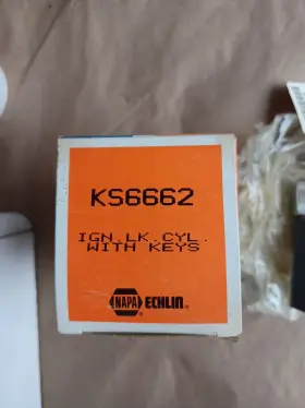 KS6662 NAPA Echlin Ignition Lock Key Cylinder Nos Ford #2