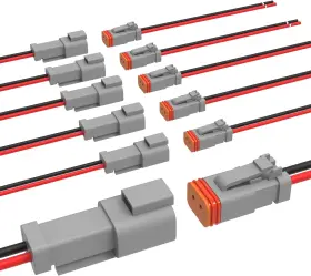 DTW-2 NEWDELI Waterproof Connector Male Female Car Autos Kit