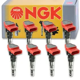 Ngk Sx-0222 8 Pcs Ignition Coil For 2004-2009 Audi S4 4.2l V8 - Spark Plug Tune Up Cr