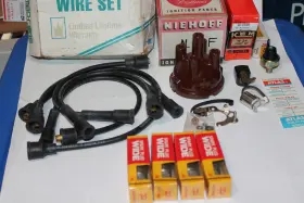 AL67F NIEHOFF Cricket Copper Cap Points Wires Spark Plugs