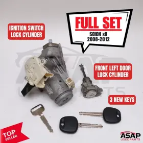 45020-42-4 SCION Ignition Switch Left Door Lock Cylinder Keys