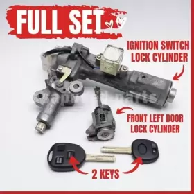 45020-48-2 LEXUS Ignition Switch Left Door Lock Cylinder Keys