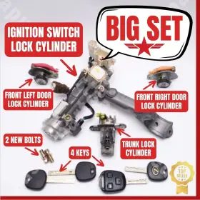 45020-50-4 LEXUS Ignition Switch Lock Cylinder Keys Set LS400