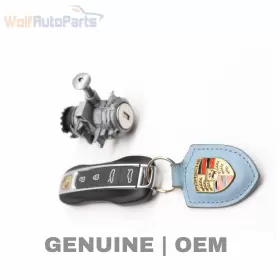 9J1898374AD PORSCHE Taycan Lock Switch Cylinder Set Key