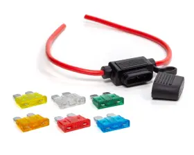 50-955 QUICKCAR RACING PRODUCTS Line Fuse Holder Gauge Atc