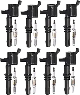 IC-SP546 QXDX Ignition Coils Spark Plugs F-150 Ford Lincoln