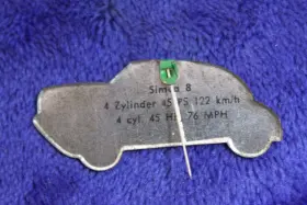 19401941 SIMCA Hat Lapel Pin #2